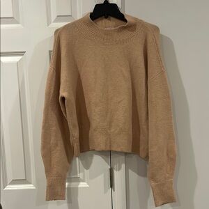 & Other Stories Tan Crew Neck Sweater